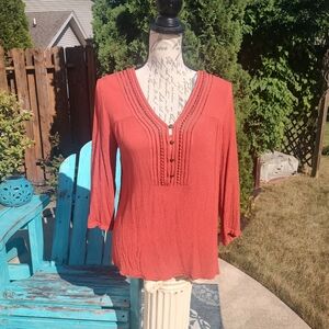 💥 3/$20 Daniel Rainn Medium Orange Shirt!